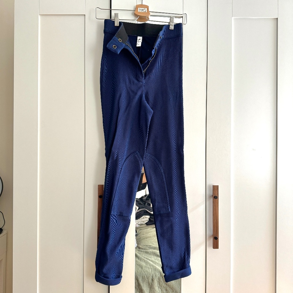American Apparel Riding Pants in Blue